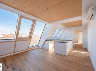 traumhafter 2-Zimmer-DG-Erstbezug mit hofseitiger Terrasse, 1500 €, Immobilien-Wohnungen in 1020 Leopoldstadt