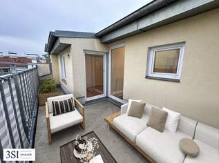 Dachgeschoß-Maisonette mit großzügiger Terrasse und Blick in den ruhigen Innenhof, 376000 €, Immobilien-Wohnungen in 1100 Favoriten
