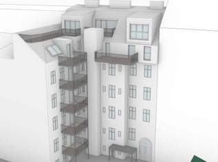 DG-Ausbau mit Baubewilligung im 7. Bezirk – 4 Wohnungen, ca. 344 m² gewichtete Fläche, 699000 €, Immobilien-Wohnungen in 1070 Neubau