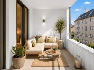 Parkside Schönbrunn – Exklusive 2-Zimmer-Erstbezugswohnung mit Westbalkon, 329000 €, Immobilien-Wohnungen in 1120 Meidling