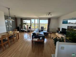 Familienwohnung: Schöne 5-Zimmer-Maisonette-Wohnung mit Balkon und Terrasse direkt an der Donau, 2499 €, Immobilien-Wohnungen in 1220 Donaustadt