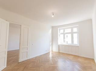 Erstbezug nach Sanierung: Schöne 3-Zimmer-Altbauwohnung mit Balkonmöglichkeit, 569000 €, Immobilien-Wohnungen in 1020 Leopoldstadt