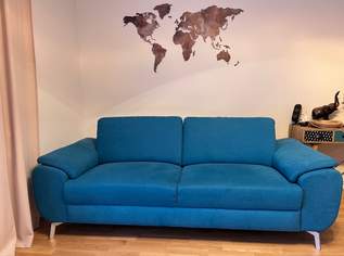 2.5-Sitzer Sofa H&H in blau, 490 €, Haus, Bau, Garten-Möbel & Sanitär in 2103 Langenzersdorf
