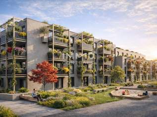 Provisionsfrei im Florea: Großzügige 4-Zimmer Wohnung mit großer Terrasse in grüner Lage, 564500 €, Immobilien-Wohnungen in 2201 Gerasdorf bei Wien