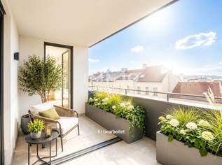 Neubau nahe Schönbrunn – 2-Zimmer-Erstbezug mit Westbalkon & Loggia, 344000 €, Immobilien-Wohnungen in 1120 Meidling