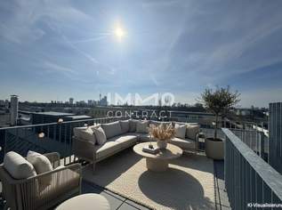 Exklusives Wohnen über den Dächern Wiens – klimatisierter 3-Zimmer-Erstbezug, 749700 €, Immobilien-Wohnungen in 1210 Floridsdorf