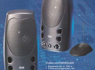 Funk-Lautsprecher Stereo, 15 €, Marktplatz-Musik & Musikinstrumente in 6800 Stadt Feldkirch