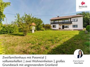 Zweifamilienhaus mit Potential | vollunterkellert | zwei Wohneinheiten | großes Grundstück mit angrenzendem Grünland, 415000 €, Immobilien-Häuser in 4522 Hilbern Zweifamilienhaus mit Potential | vollunterkellert | zwei Wohneinheiten | großes Grundstück mit angrenzendem Grünland, 415000 €, Immobilien-Häuser in 4522 Hilbern