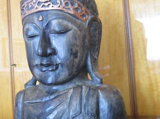 Große alte massive Buddha Büste,Vollholz, 200 €, Haus, Bau, Garten-Geschirr & Deko in 1150 Rudolfsheim-Fünfhaus