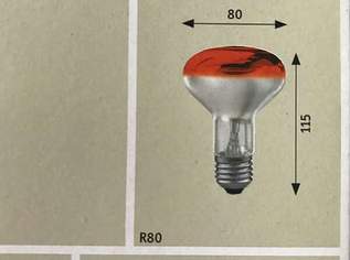 Glühlampe rot NEU Glühbirne