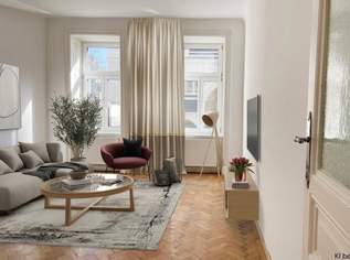 Altbaujuwel mit Blick auf die Canisiuskirche – Eleganz trifft Wiener Charme, 390000 €, Immobilien-Wohnungen in 1090 Alsergrund