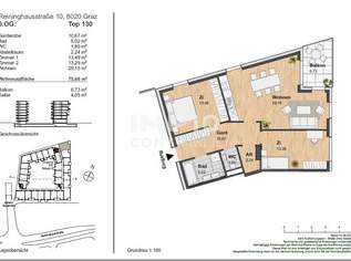 JETZT TOPAKTION: EIN MONAT MIETFREI !!! 3-ZIMMERWOHNUNG MIT TOPAUSSTATTUNG IM NEUEN REININGHAUS, 1199 €, Immobilien-Wohnungen in 8020 JETZT TOPAKTION: EIN MONAT MIETFREI !!! 3-ZIMMERWOHNUNG MIT TOPAUSSTATTUNG IM NEUEN REININGHAUS, 1199 €, Immobilien-Wohnungen in 8020
