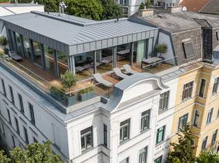Bewilligter Rohdachboden mit zwei geplanten Loggien im charmanten Altbau, 123000 €, Immobilien-Wohnungen in 1140 Penzing