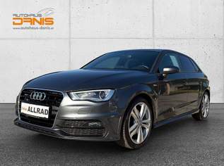 A3 SB quattro S-Line 2,0 TDI Xenon/AHV/GRA, 16900 €, Auto & Fahrrad-Autos in 8940 Liezen