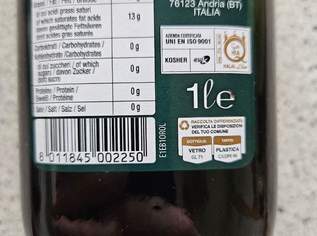 Verkauf von italienischem nativem Olivenöl extra