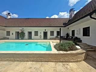 Charmanter Vierkanthof mit großzügiger Wohnfläche, Pool im Atrium und Nebengebäude in idyllischer Lage, 1645000 €, Immobilien-Häuser in 8271 Bad Waltersdorf Charmanter Vierkanthof mit großzügiger Wohnfläche, Pool im Atrium und Nebengebäude in idyllischer Lage, 1645000 €, Immobilien-Häuser in 8271 Bad Waltersdorf