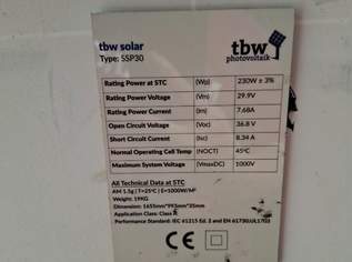 Verkaufe 24 PV Module 230 Watt Verkaufe 24 PV Module 230 Watt