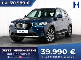 X3 xDrive 30e 19" HEAD-UP LEDER AHK LASER++, 41490 €, Auto & Fahrrad-Autos in 4061 Pasching