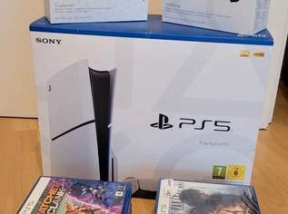 Sony PlayStation 5 Slim 1TB Disc Laufwerk 3 Controller 12 Spiele, 330 €, Marktplatz-Computer, Handys & Software in 6800 Stadt Feldkirch