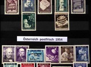 Österreich  postfrisch von 1952-1957