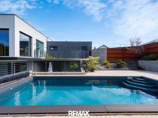 STEYR | CHRISTKINDL – exklusives Designerhaus mit Garten, Terrasse, Swimmingpool u. Doppelgarage in TOP-Lage!, 1380000 €, Immobilien-Häuser in 4400 Christkindl