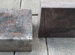 2 Stück Marmorwürfel - Laternensockel 2 Stück Marmorwürfel - Laternensockel