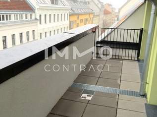 UNBEFRISTETE WG-geeignete 4-Zimmer-Maisonette mit Terrasse Salzachstraße 39- Top 18, 1888.72 €, Immobilien-Wohnungen in 1200 Brigittenau