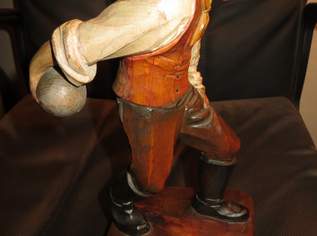 Kegler Figur handgeschnitzt 1953 - Bowling Figur