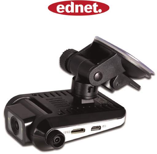 ednet DASH CAM Auto DVR Kamera, FullHD 1920x1080, Art.Nr. 87230