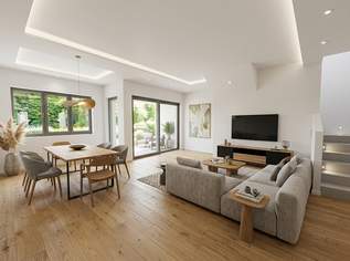 ERSTBEZUG | Wohnen am Fluss | Garten | Terrasse | Panoramablick, 394000 €, Immobilien-Häuser in 2490 Ebenfurth