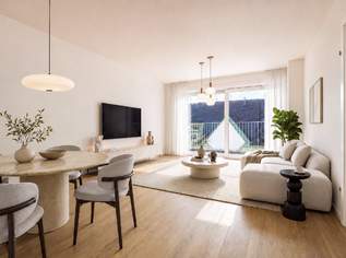 Sommerbonus bis 31. Juli - Wohnen über den Dächern Döblings – 3 Zi ERSTBEZUG mit Südbalkon, 499000 €, Immobilien-Wohnungen in 1190 Döbling