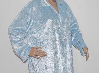 *NEUWERTIG* ~ Damen Weste/ Bluse Hellblau Plüsch hochglänzend ~ langen Ärmeln, Polyester ~ Gr. 40/42, 5 €, Kleidung & Schmuck-Damenkleidung in 1210 Floridsdorf