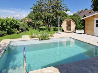 Bisamberg Familien-Idylle mit Wellness Oase auf geschichtsträchtigem Baurechtsgrund, 650000 €, Immobilien-Häuser in 2102 Bisamberg Bisamberg Familien-Idylle mit Wellness Oase auf geschichtsträchtigem Baurechtsgrund, 650000 €, Immobilien-Häuser in 2102 Bisamberg
