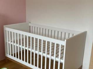 Gitterbett "Jimmy Lee Scandic, Echtholz mit Matratze