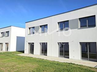 Traumhafte Doppelhaushälfte auf Eckgrundstück in Stoob - Mietkaufoption, 926.54 €, Immobilien-Häuser in 7344 Gemeinde Stoob