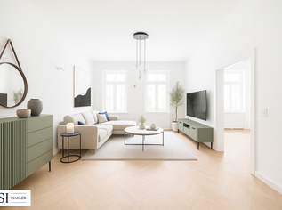 Kompakter Altbautraum mit Balkon: Hochwertig saniert und stilvoll gestaltet, 535000 €, Immobilien-Wohnungen in 1150 Rudolfsheim-Fünfhaus