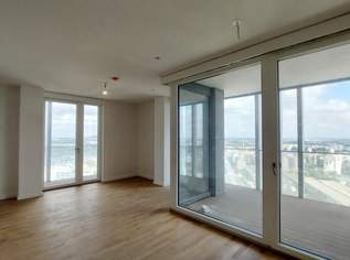 3-Zi.-Erstbezug mit Loggia & Donaublick | TOWER HOMES, 1685 €, Immobilien-Wohnungen in 1220 Donaustadt