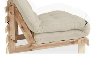 Futonbett creme 