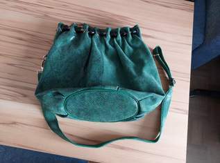 Grüne Leder Handtasche