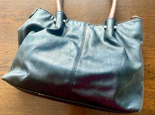 Schwarze 3-teilige Damenhandtasche