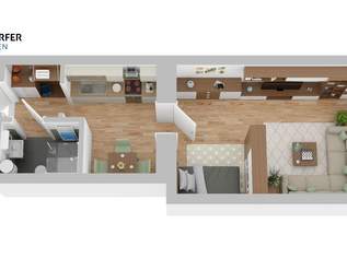 Charmante 30 m² 1-Zimmer-Wohnung im EG mit separater Küche, 474.76 €, Immobilien-Wohnungen in 8055 