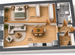 2-Zimmer-Wohnung in zentraler Lage mit Garagenplatz, 168663 €, Immobilien-Wohnungen in 5280 Braunau am Inn 2-Zimmer-Wohnung in zentraler Lage mit Garagenplatz, 168663 €, Immobilien-Wohnungen in 5280 Braunau am Inn