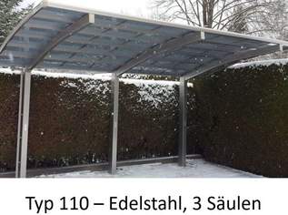 Carport : Neues, originalverpacktes Ximax Design - Carport Portoforte-110 im Edelstahl-Look, 3265 €, Haus, Bau, Garten-Balkon & Garten in 3400 Kierling