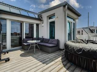 “Dachgeschosswohnung mit 3 Zimmern, ca. 35,62 m² großer Terrasse in der Nähe der U2 Aspern“, 449000 €, Immobilien-Wohnungen in 1220 Donaustadt