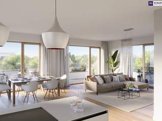 Penthouse-Living auf höchstem Niveau: Erstbezug mit spektakulärer 123 m² Terrasse, Weitblick, Luftwärmepumpe & Photovoltaik. Baustart erfolgt!, 969900 €, Immobilien-Wohnungen in 8041 
