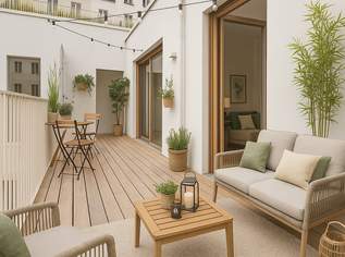 First occupancy | Relaxed living: First-time occupancy in new building with feel-good balcony, 1725 €, Immobilien-Wohnungen in 1070 Neubau