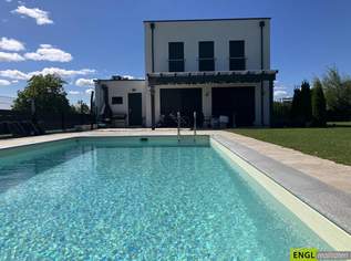 Modernes Einfamilienhaus in idyllischer Ruhelage mit beheiztem Pool - Preis Inkl. Wohnbauförderung, 489000 €, Immobilien-Häuser in 7432 Aschau im Burgenland
