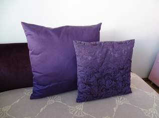 NEU! Hochwertige Zierkissen violett inkl. 1 Kissenfüllung - OP 40, -, 15 €, Haus, Bau, Garten-Geschirr & Deko in 2320 Schwechat