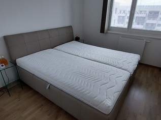 Doppelbett 180 cm x 200 cm Echtleder, 710 €, Haus, Bau, Garten-Möbel & Sanitär in 1120 Meidling