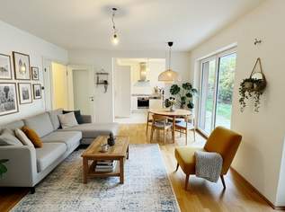 Familienwohntraum in ruhiger Lage: Geräumige 3-Zimmer-Wohnung mit Eigengarten, 349000 €, Immobilien-Wohnungen in 1220 Donaustadt
